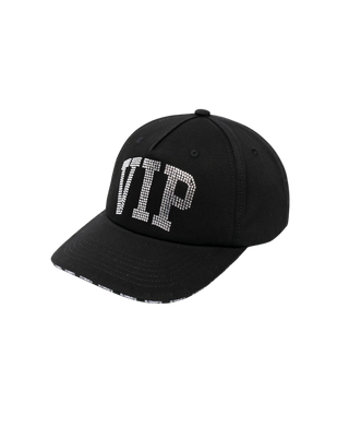 VETEMENTS VIP CRYSTAL CAP BLACK