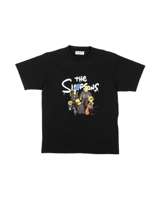 Balenciaga Simpsons Vintage Short Sleeve T-Shirt - Black