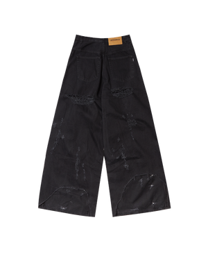 VETEMENTS DESTROYED BAGGY JEANS BLACK – Scarcebys